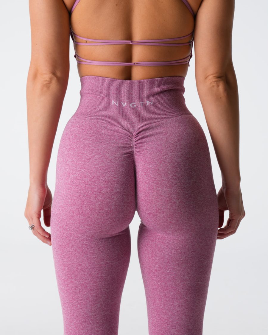 Leggins NVGTN Scrunch Seamless Mujer Rosas España | v93SzTYz