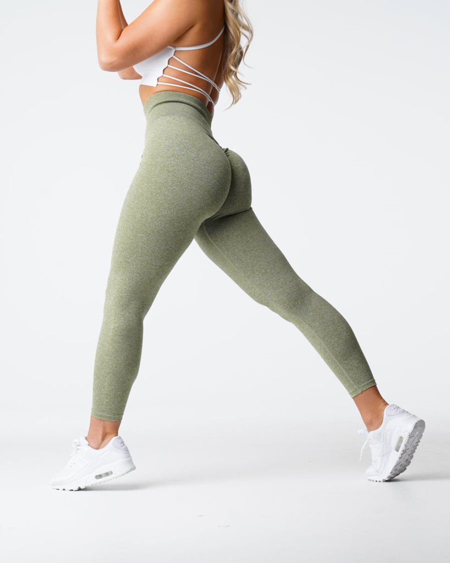 Leggins NVGTN Scrunch Seamless Mujer Verde España | cOmDvhQs