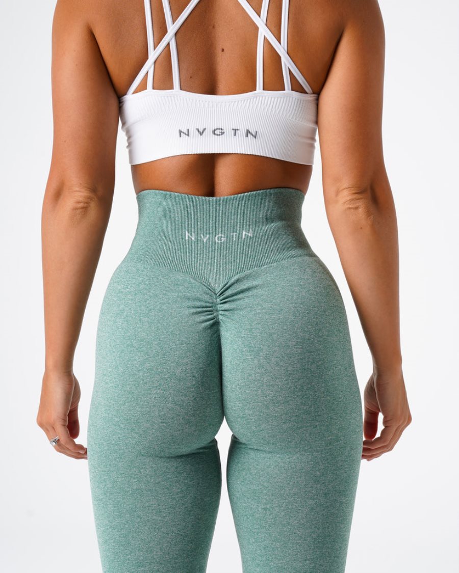 Leggins NVGTN Scrunch Seamless Mujer Verde España | sTTfU9se