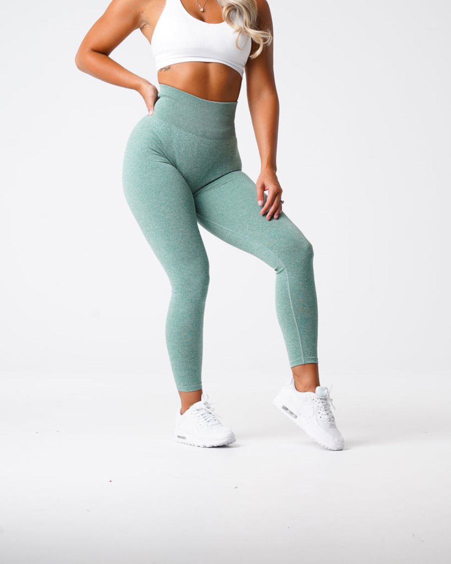 Leggins NVGTN Scrunch Seamless Mujer Verde España | sTTfU9se