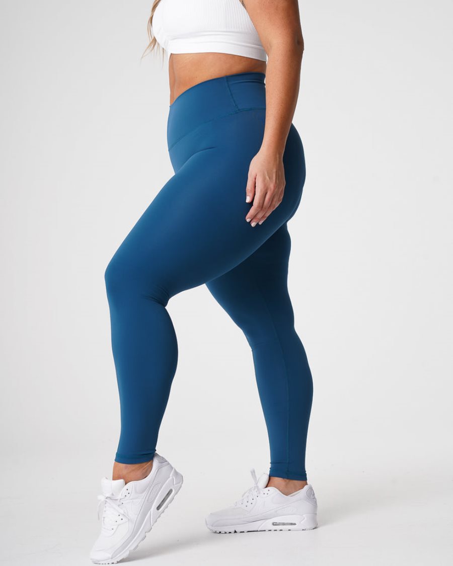 Leggins NVGTN Signature 2.0 Mujer Azules España | II65sVhz