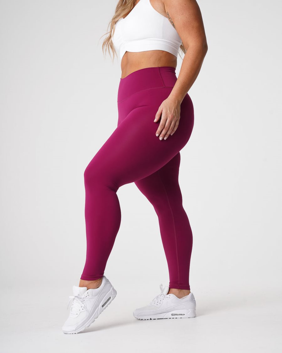 Leggins NVGTN Signature 2.0 Mujer Burdeos España | FaVuP7eS