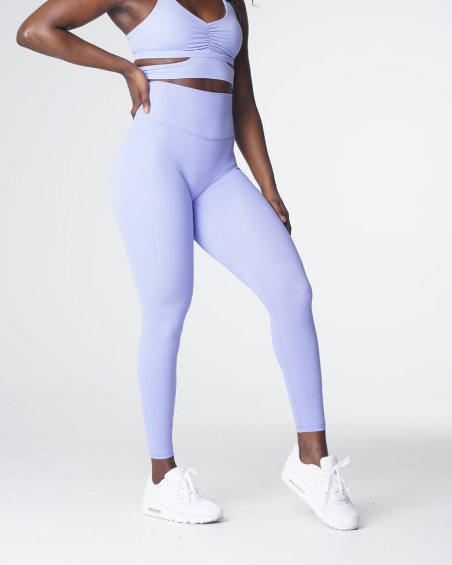 Leggins NVGTN Signature 2.0 Mujer Moradas Claro España | uaypmoSf