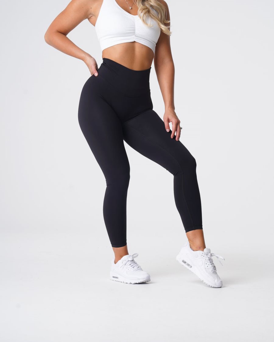 Leggins NVGTN Signature 2.0 Mujer Negras España | 4GnxSmua