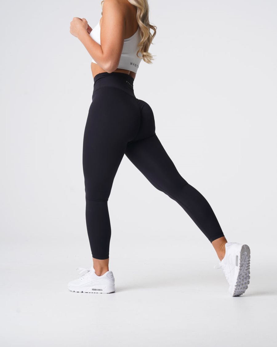 Leggins NVGTN Signature 2.0 Mujer Negras España | 4GnxSmua