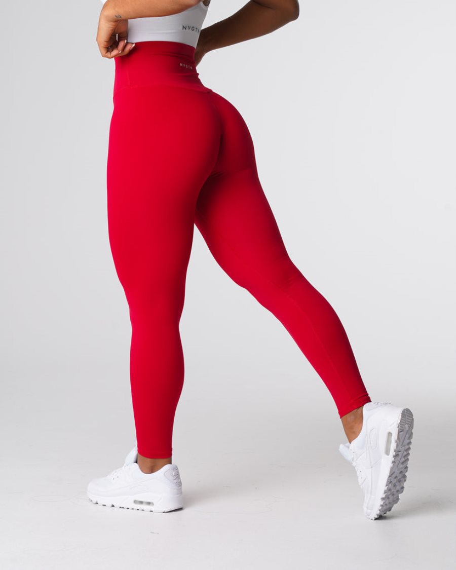 Leggins NVGTN Signature 2.0 Mujer Rojas España | Dq7tywvm