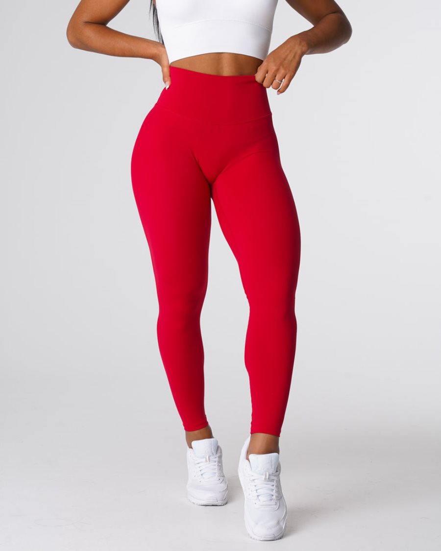 Leggins NVGTN Signature 2.0 Mujer Rojas España | Dq7tywvm