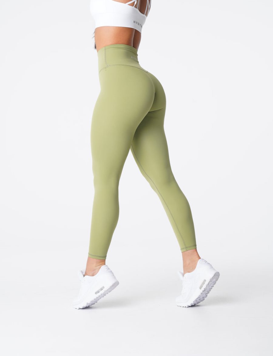 Leggins NVGTN Signature 2.0 Mujer Verde Oliva España | Zs97q7LY