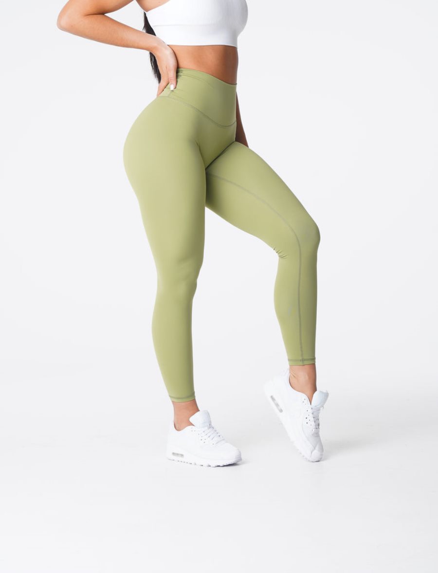 Leggins NVGTN Signature 2.0 Mujer Verde Oliva España | Zs97q7LY