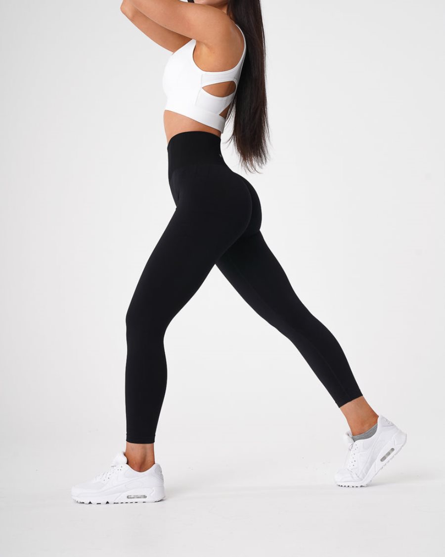 Leggins NVGTN Solid Seamless Mujer Negras España | MOdAjk4B