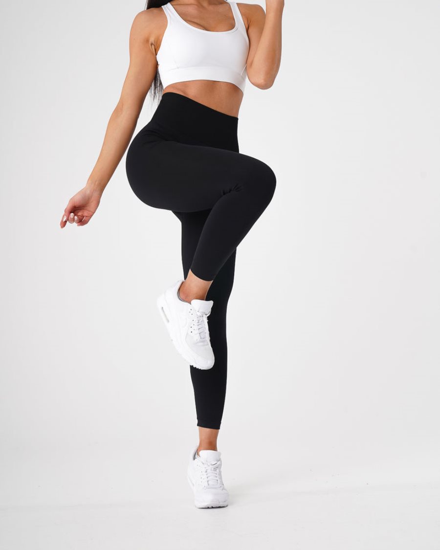 Leggins NVGTN Solid Seamless Mujer Negras España | MOdAjk4B