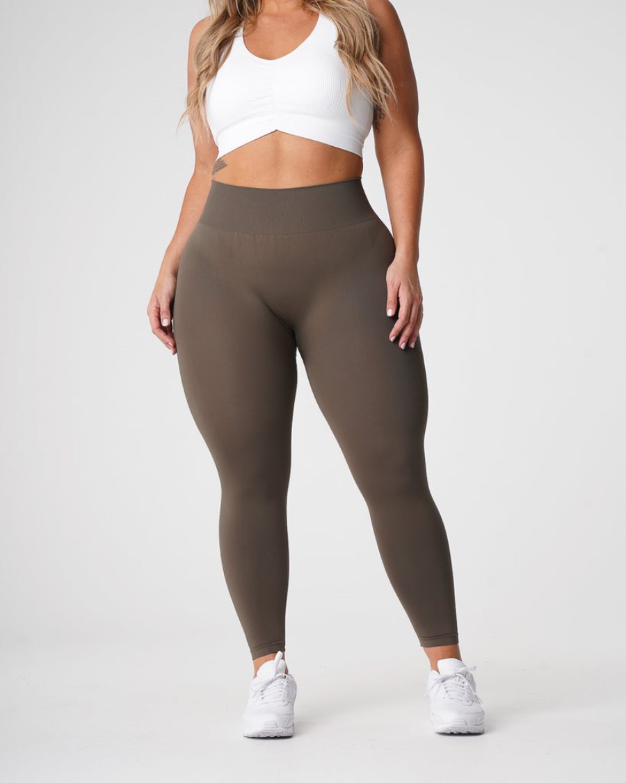 Leggins NVGTN Solid Seamless Mujer Verde Oliva España | vcegOboQ