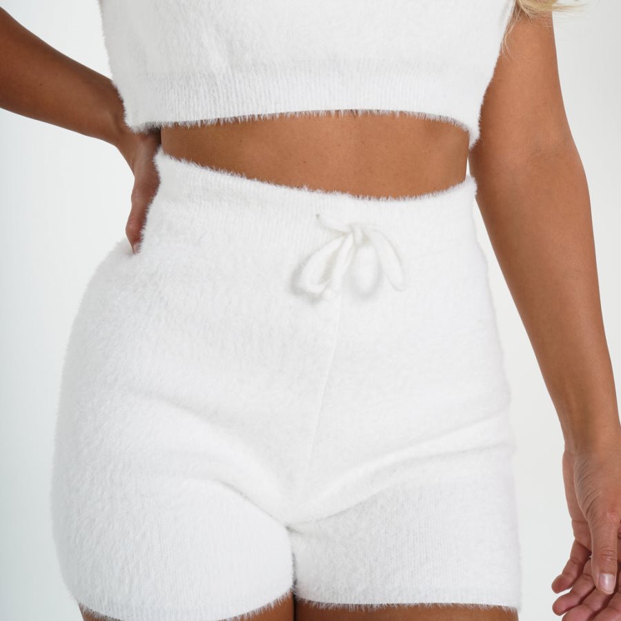 Pantalones Cortos NVGTN Casuales Cutie Lounge Mujer Blancas España | 13Nc2RLz