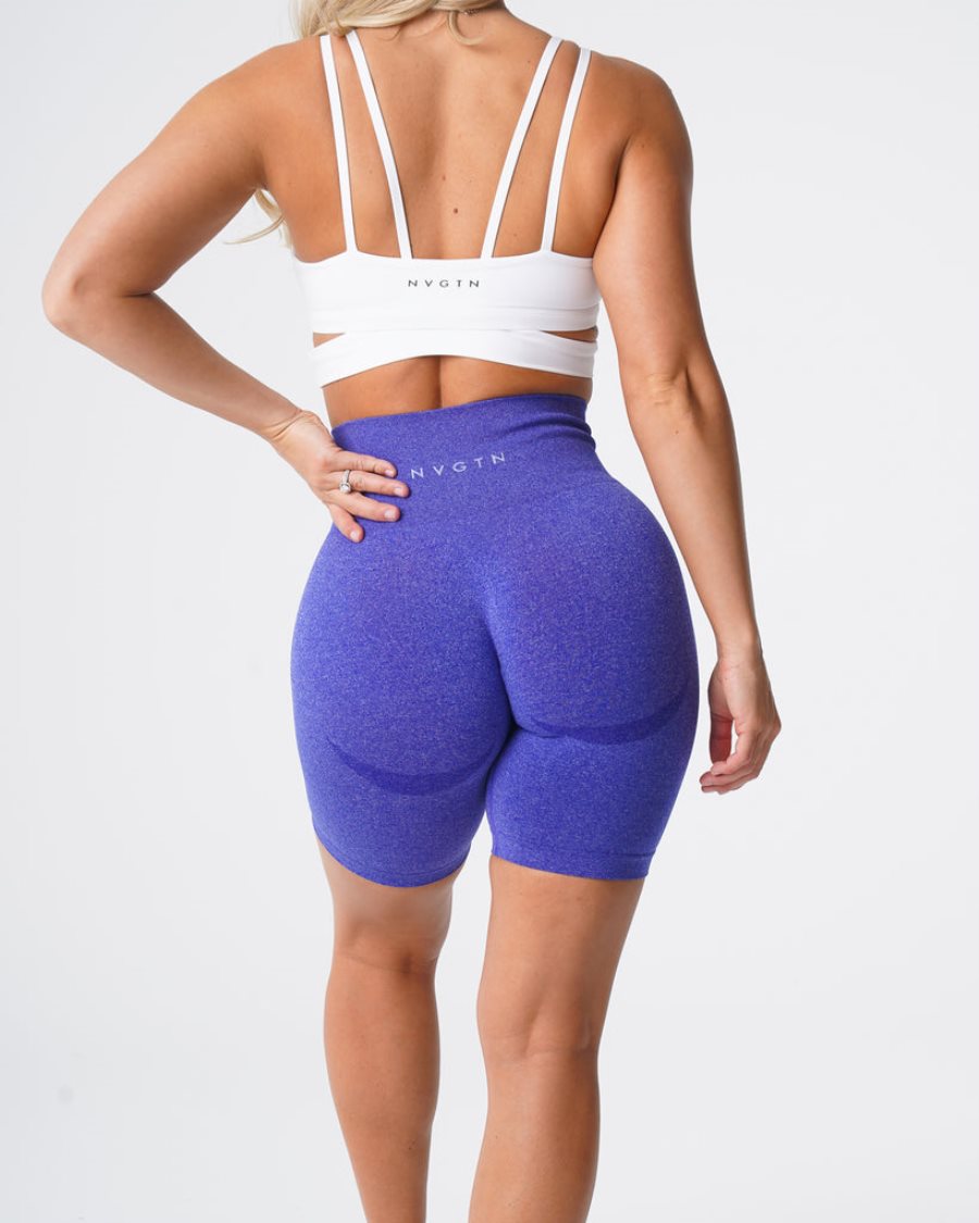 Pantalones Cortos NVGTN Ciclismo Mujer Azules España | SMICSTKF