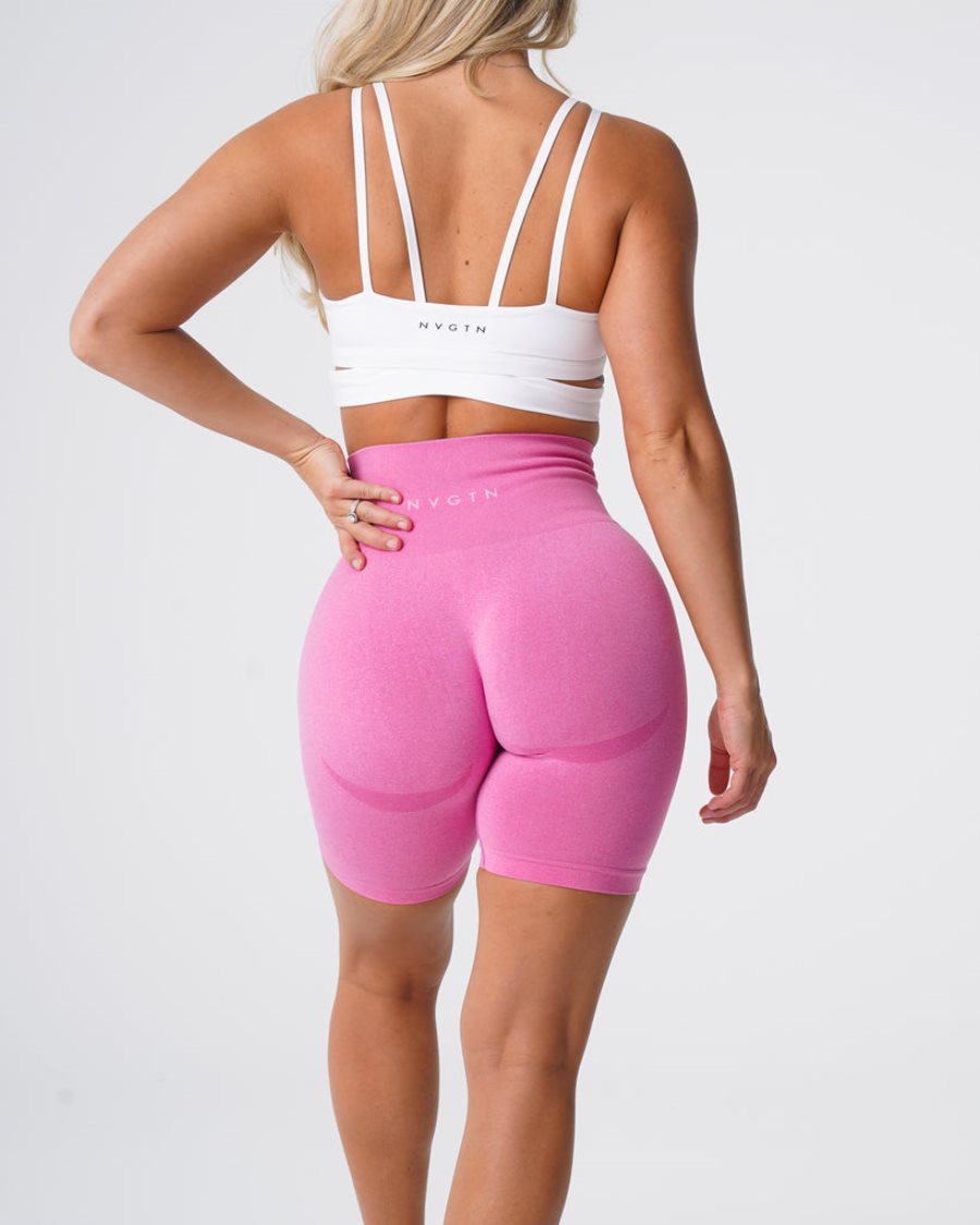 Pantalones Cortos NVGTN Ciclismo Mujer Rosas España | 6zULsf76