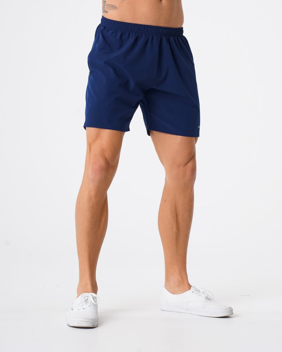 Pantalones Cortos NVGTN Flex Hombre Azul Marino España | 9Lgmk0xq