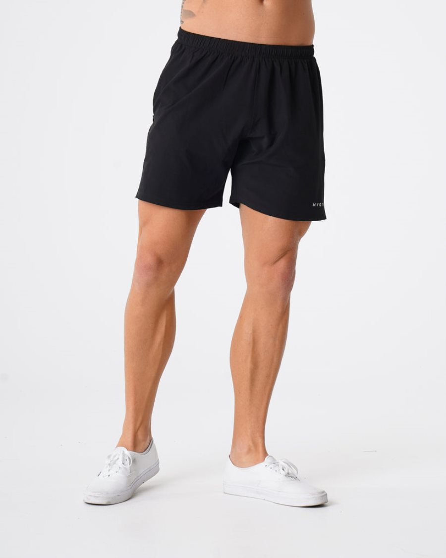 Pantalones Cortos NVGTN Flex Hombre Negras España | rGm93EcX