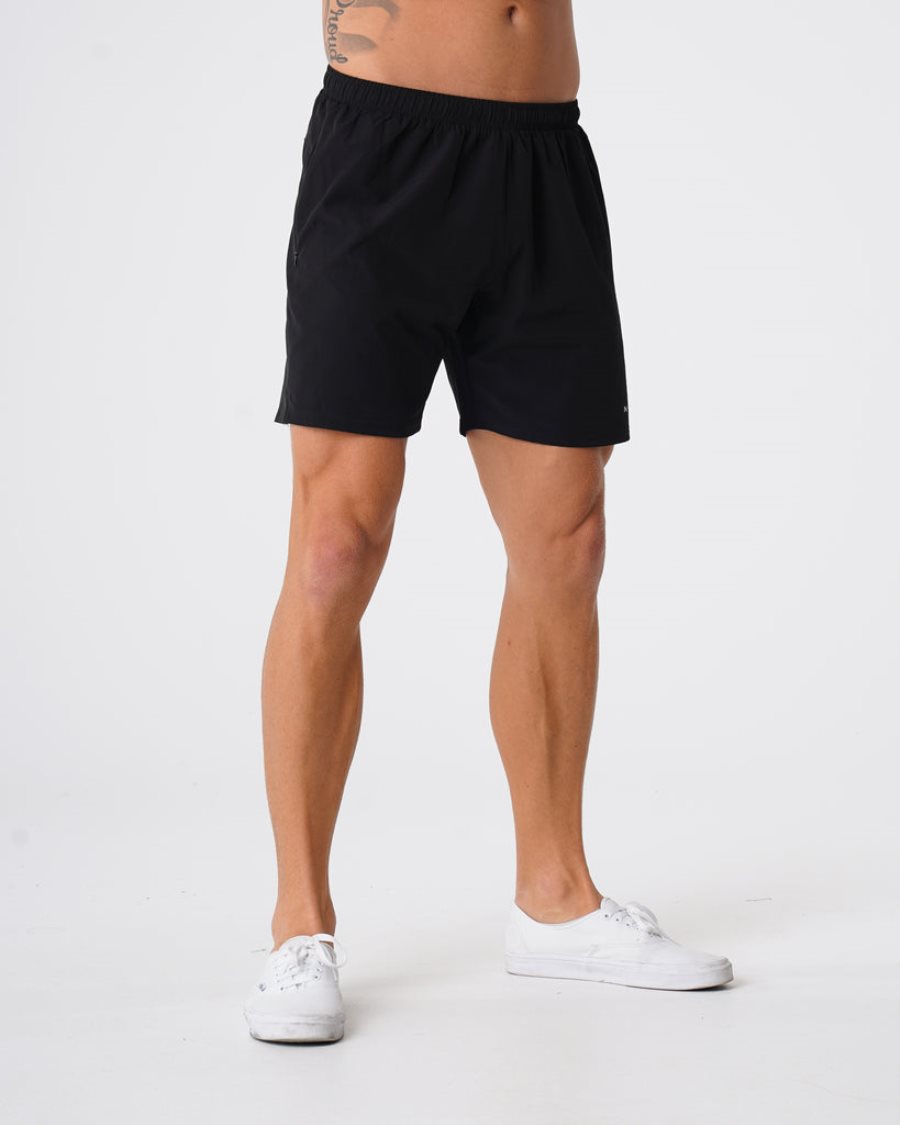 Pantalones Cortos NVGTN Flex Hombre Negras España | rGm93EcX