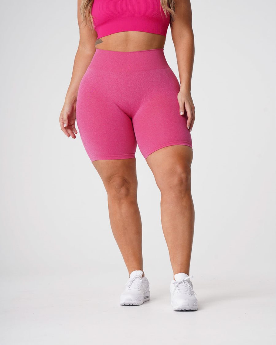 Pantalones Cortos NVGTN Pro Seamless Mujer Fucsia España | DA5jiP98