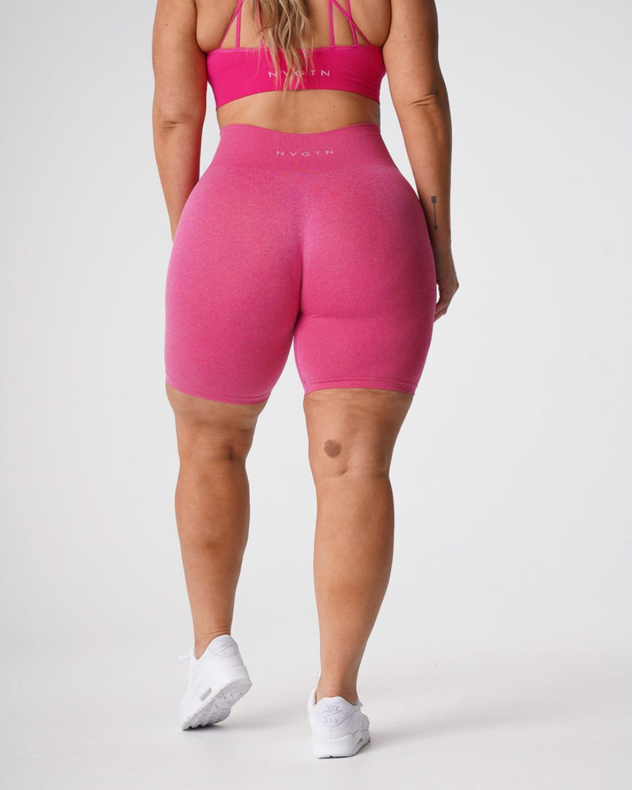 Pantalones Cortos NVGTN Pro Seamless Mujer Fucsia España | DA5jiP98