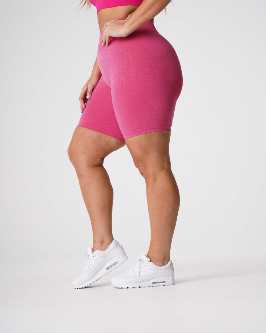 Pantalones Cortos NVGTN Pro Seamless Mujer Fucsia España | DA5jiP98