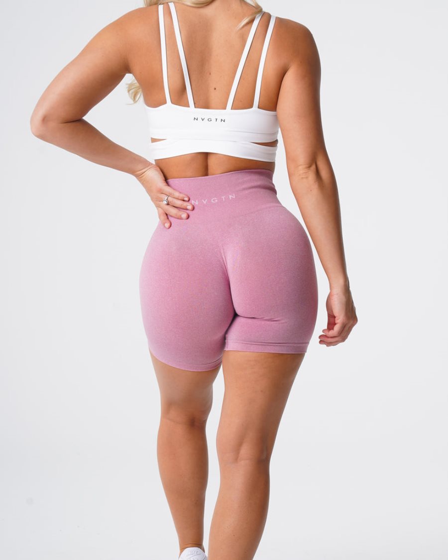 Pantalones Cortos NVGTN Pro Seamless Mujer Rosas España | I7lmGAQd