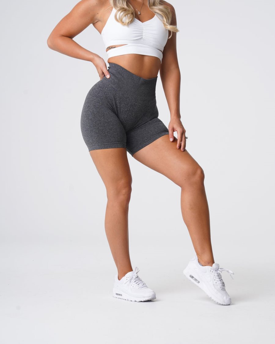 Pantalones Cortos NVGTN Pro Seamless Mujer Negras España | WHE7IaFu