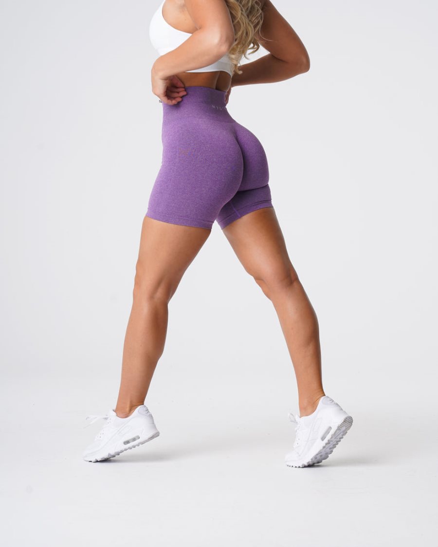 Pantalones Cortos NVGTN Pro Seamless Mujer Moradas España | ZLQJ96GK