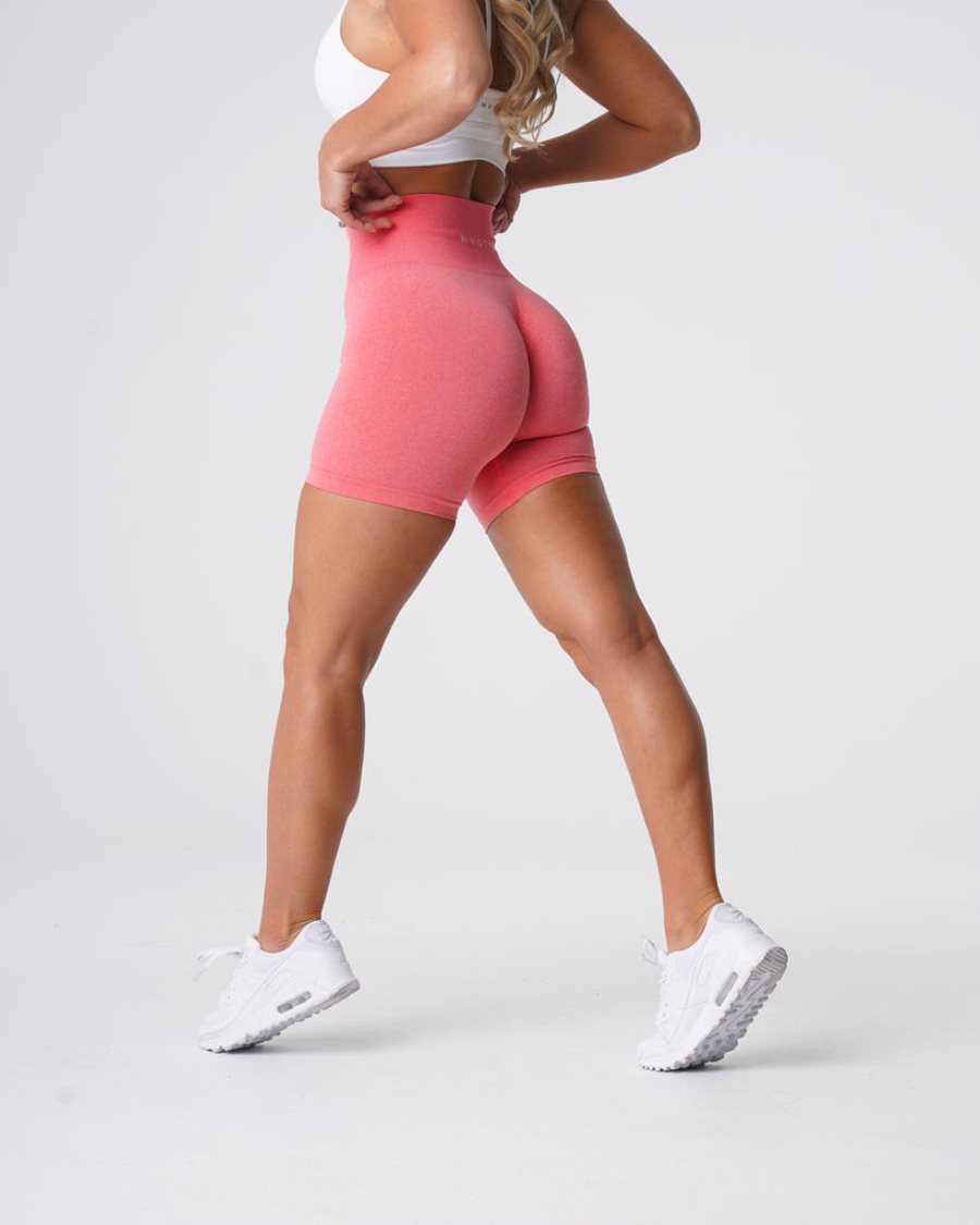 Pantalones Cortos NVGTN Pro Seamless Mujer Coral España | n5ksGP4A