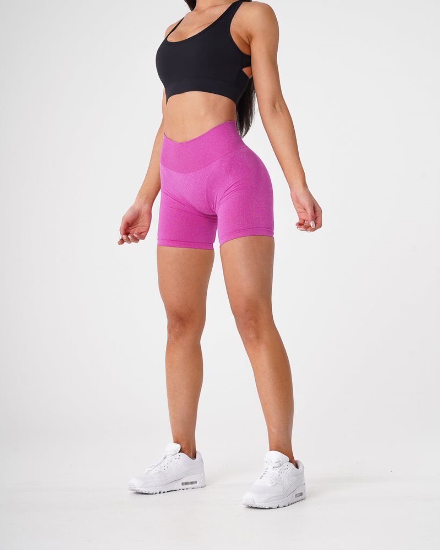 Pantalones Cortos NVGTN Pro Seamless Mujer Rosas España | zlUFQExI