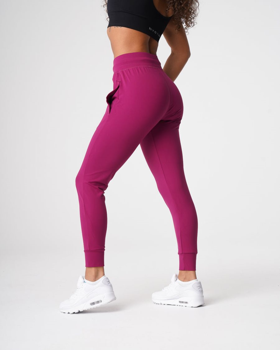 Pantalones Jogger NVGTN Joggers Mujer Burdeos España | f5pcfUFq