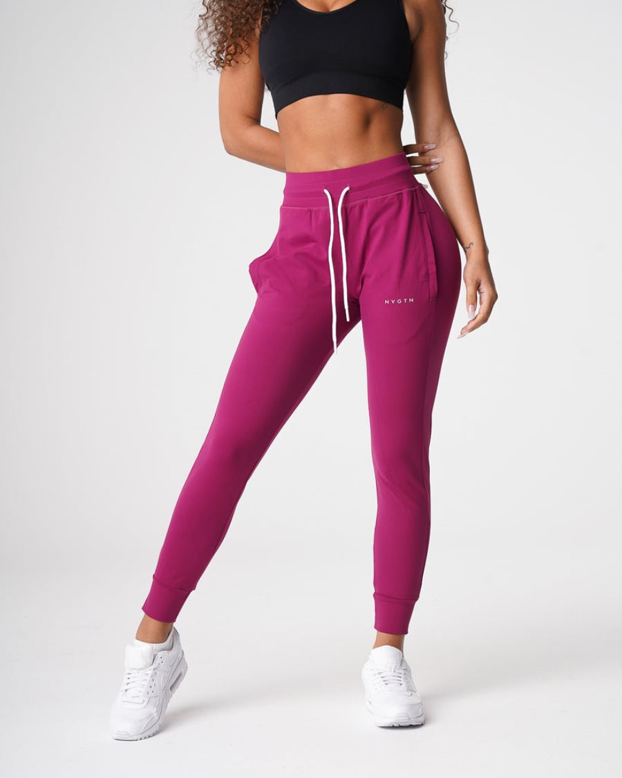 Pantalones Jogger NVGTN Joggers Mujer Burdeos España | f5pcfUFq