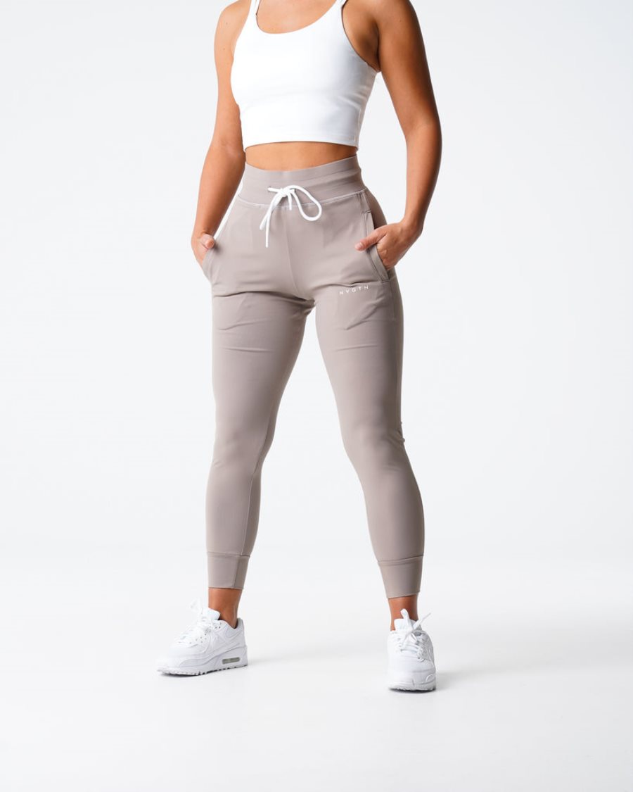 Pantalones Jogger NVGTN Joggers Mujer Gris Marrones España | 2D9LQMCg