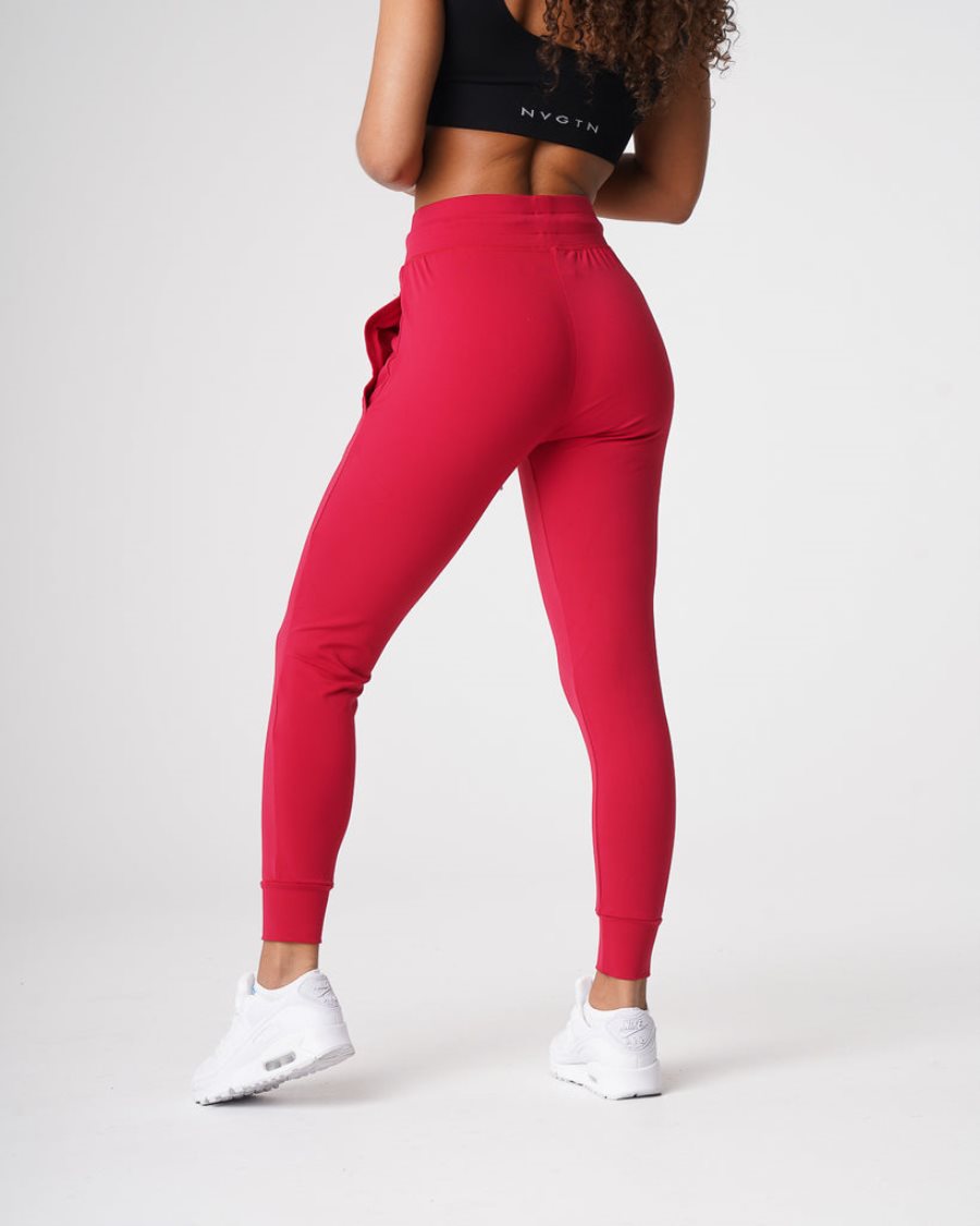 Pantalones Jogger NVGTN Joggers Mujer Rojas España | 40fkRmI6