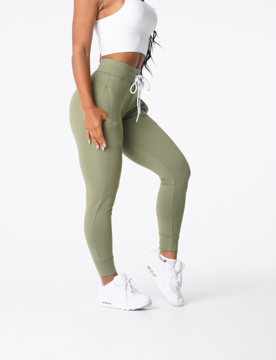 Pantalones Jogger NVGTN Joggers Mujer Verde Oliva España | EhVKsstN