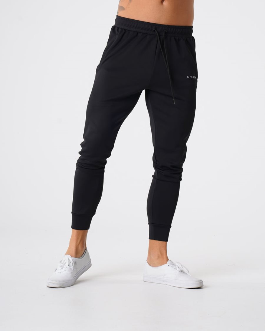 Pantalones Jogger NVGTN Pista Hombre Negras España | NROHifbH