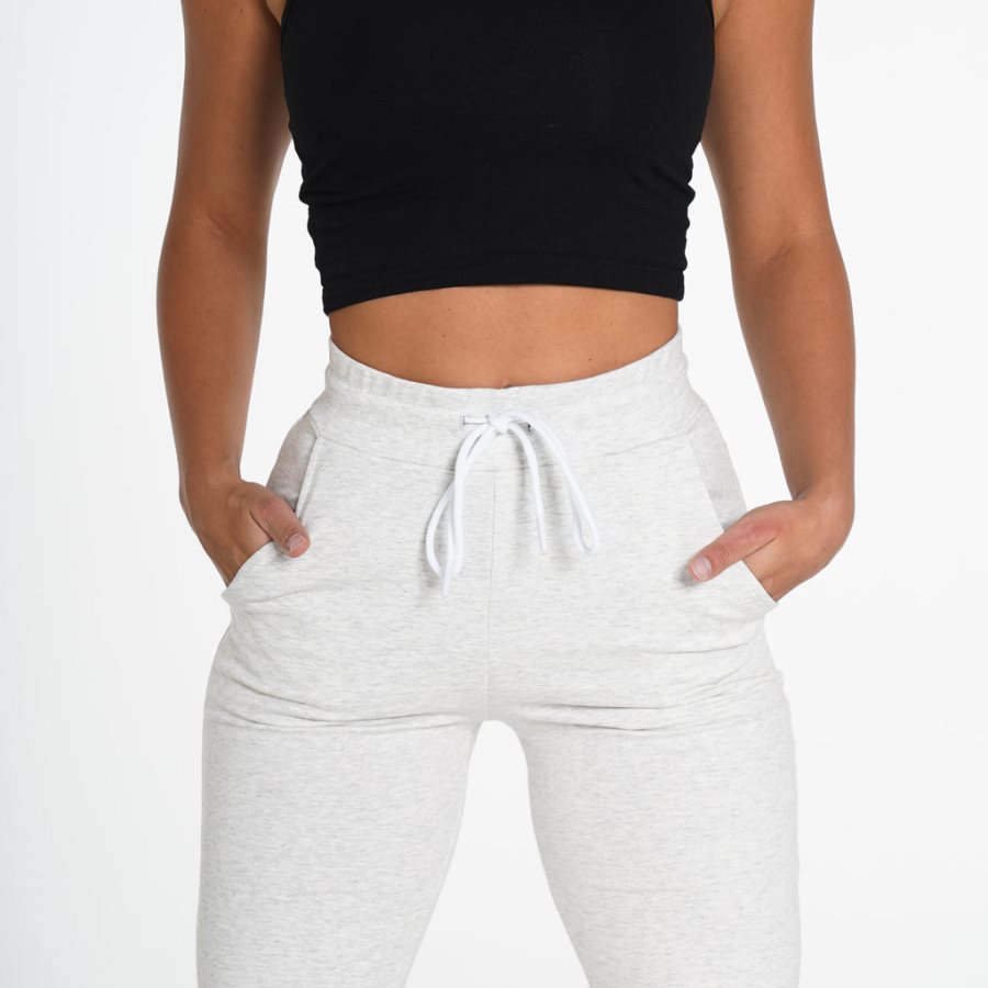 Pantalones Jogger NVGTN Relax Mujer Gris Claro España | pQ3uHZGG