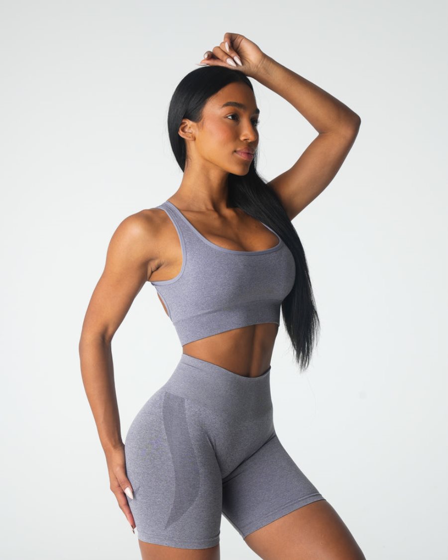 Sujetadores Deportivos NVGTN Eclipse Seamless Mujer Gris España | goG6e7wN