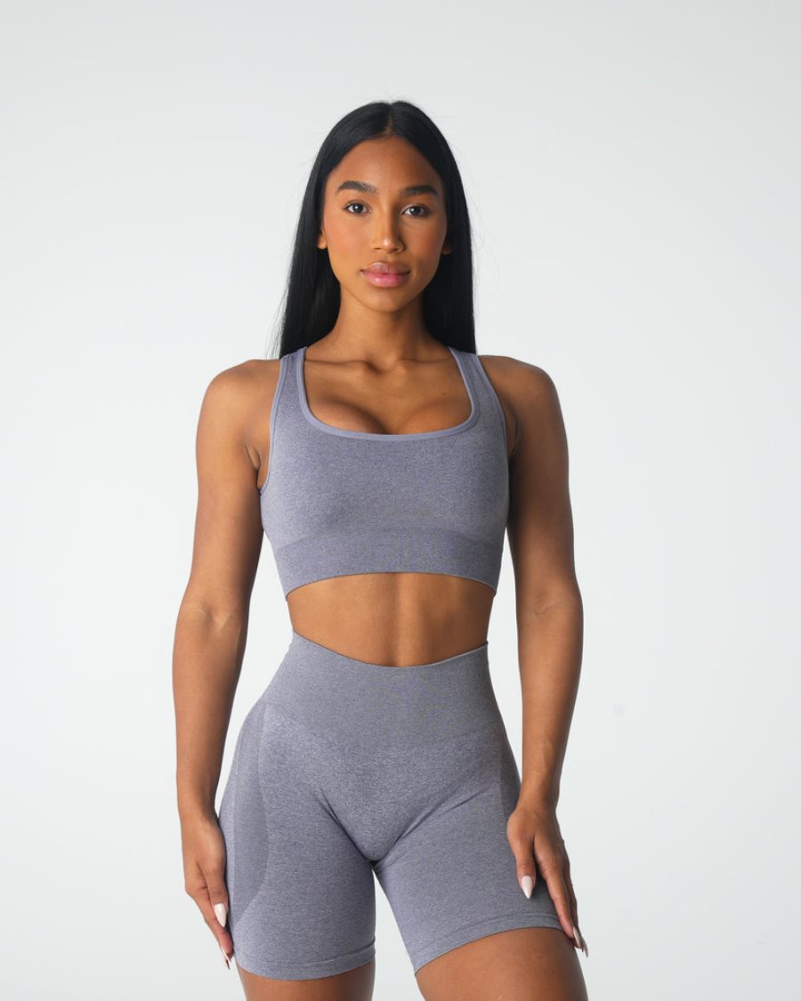 Sujetadores Deportivos NVGTN Eclipse Seamless Mujer Gris España | goG6e7wN