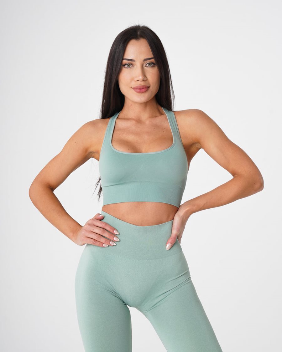 Sujetadores Deportivos NVGTN Ignite Seamless Mujer Verde España | 1aF2IrIG