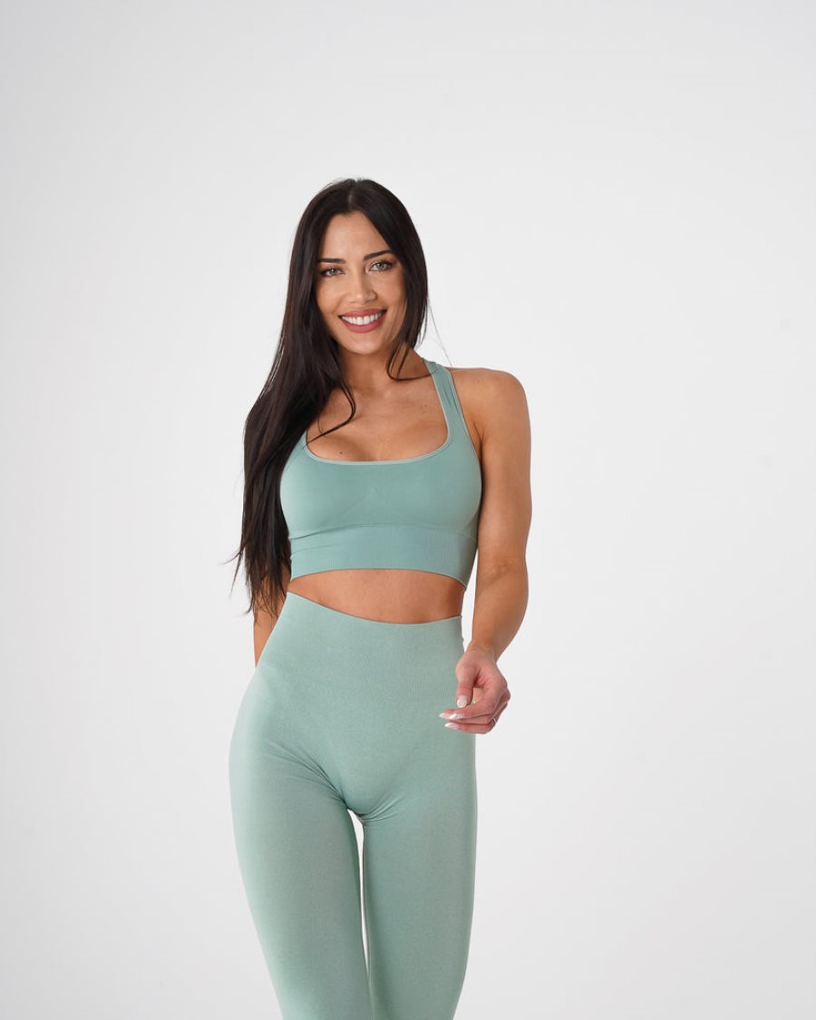 Sujetadores Deportivos NVGTN Ignite Seamless Mujer Verde España | 1aF2IrIG