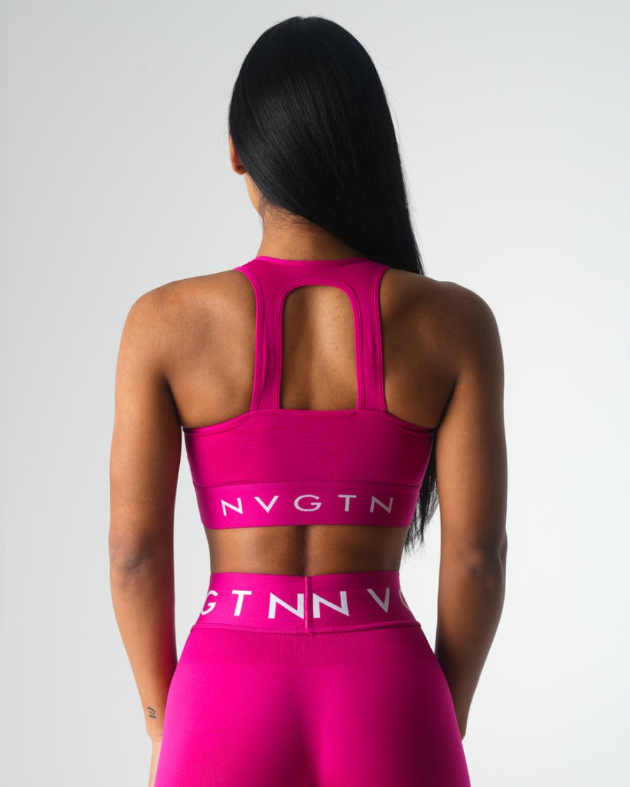 Sujetadores Deportivos NVGTN Trilogy Deporte Seamless Mujer Blancas España | m9yYrcvl