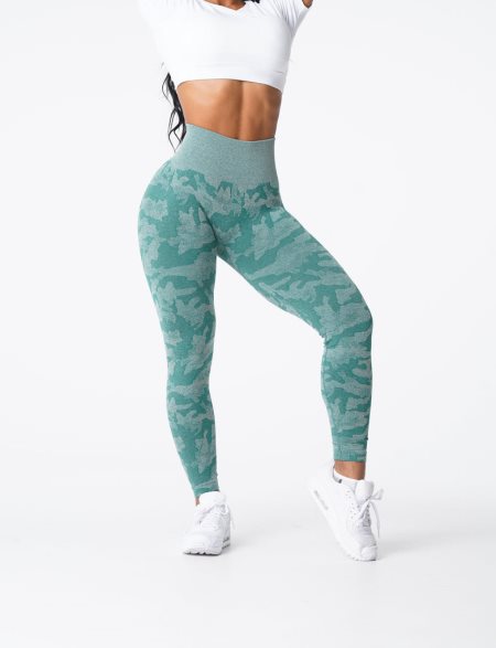 Leggins NVGTN Camo Seamless Mujer Verde España | r2xlVNPq