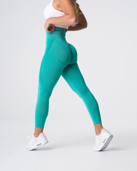 Leggins NVGTN Contour Seamless Mujer Turquesa España | NyFXcABA