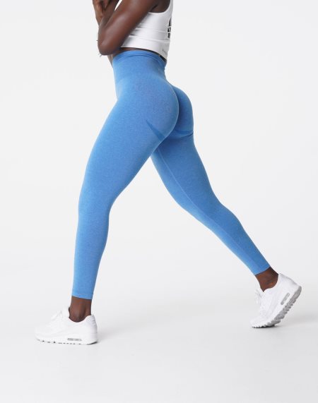 Leggins NVGTN Curve Seamless Mujer Azules España | erCnJ1ie