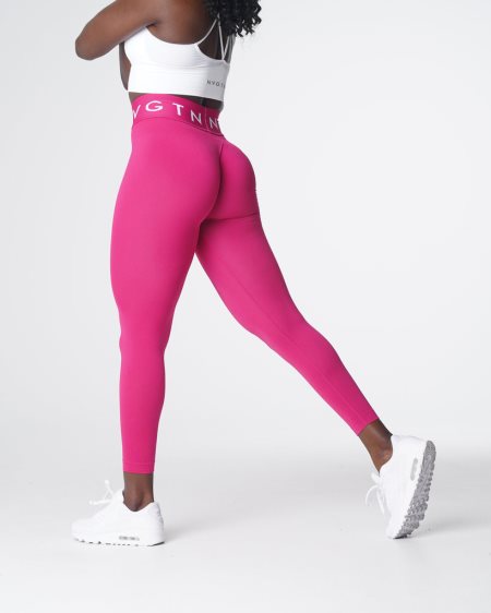 Leggins NVGTN Deporte Seamless Mujer Blancas España | TGNkTGFI