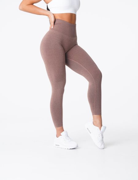 Leggins NVGTN NV Seamless Mujer Gris Marrones España | AUafMwax