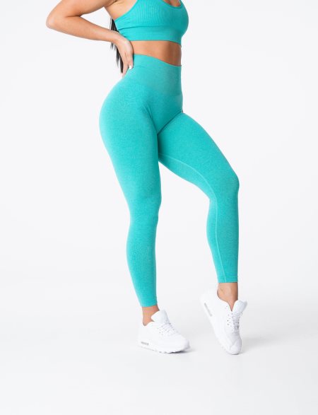 Leggins NVGTN NV Seamless Mujer Turquesa España | Y83GB9Ij