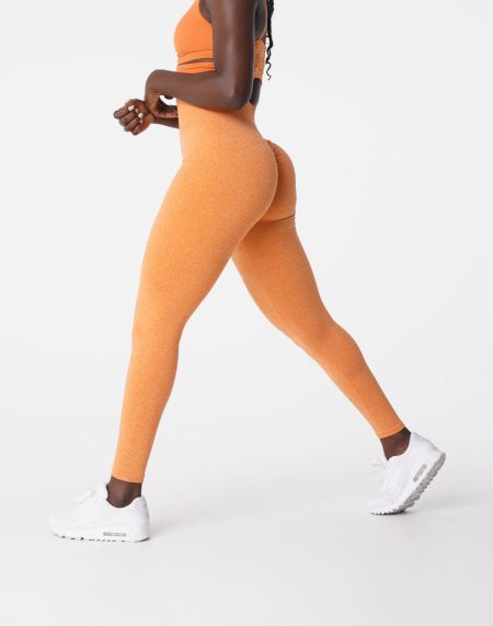 Leggins NVGTN Scrunch Seamless Mujer Naranjas España | dJg8zBJG