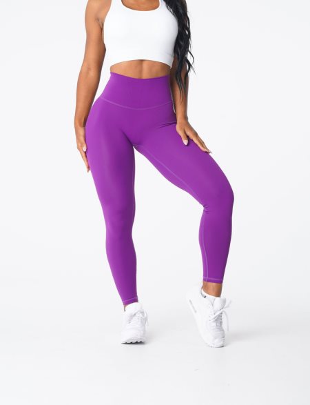 Leggins NVGTN Signature 2.0 Mujer Moradas España | DLPvUBW9